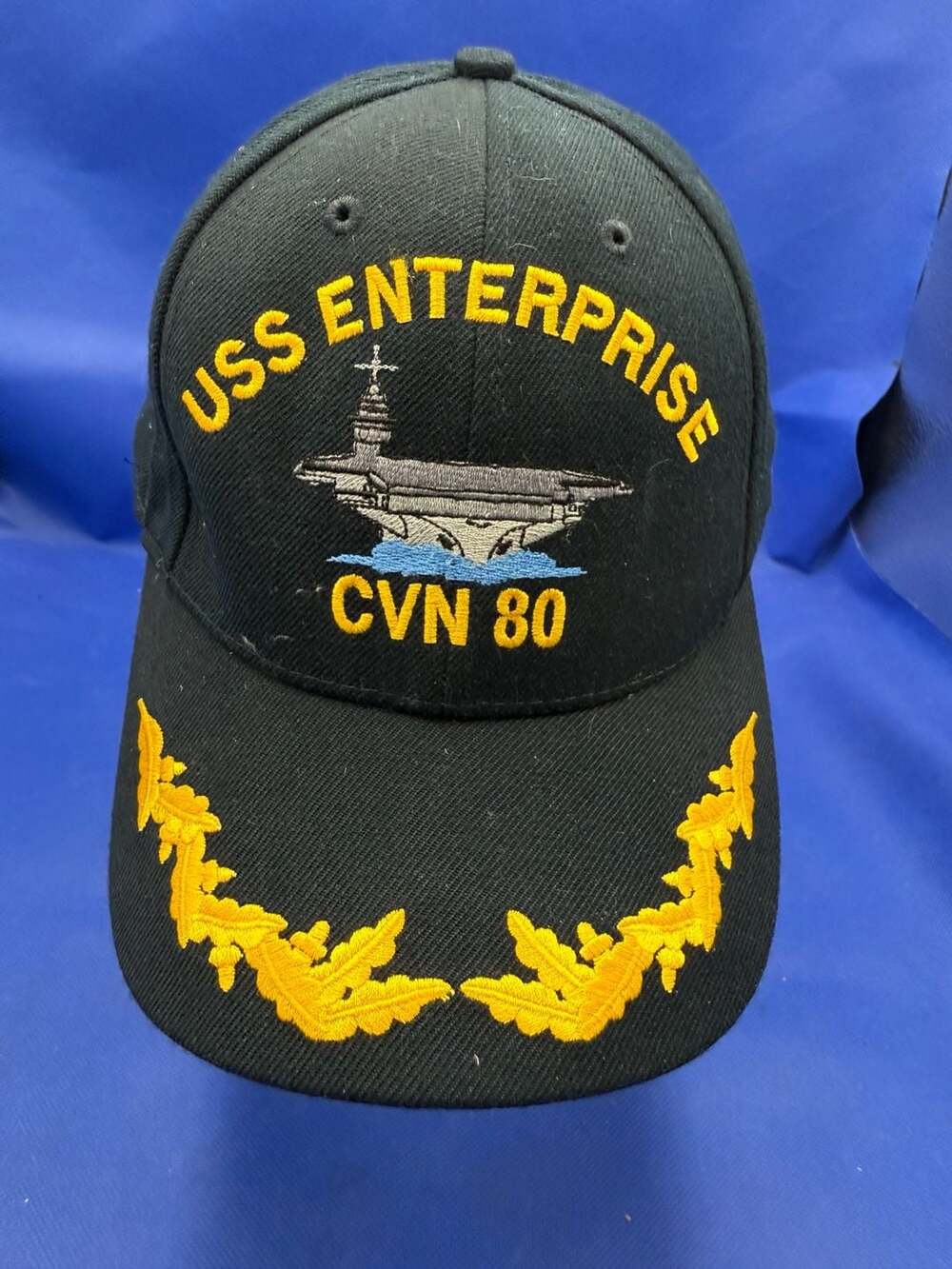 The Corps USS Enterprise CVN 80 Aircraft Carrier Embroidered Baseball Cap Hat